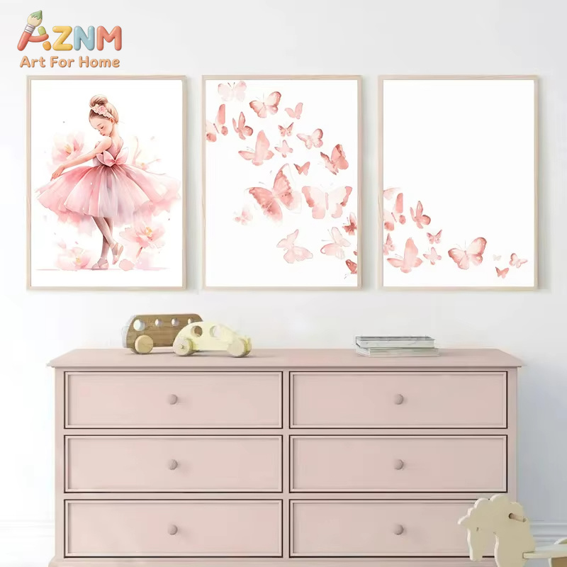 1PC,Pink Ballerina Girl Unicor - огляд і ціна Baby Unicorn Nursery