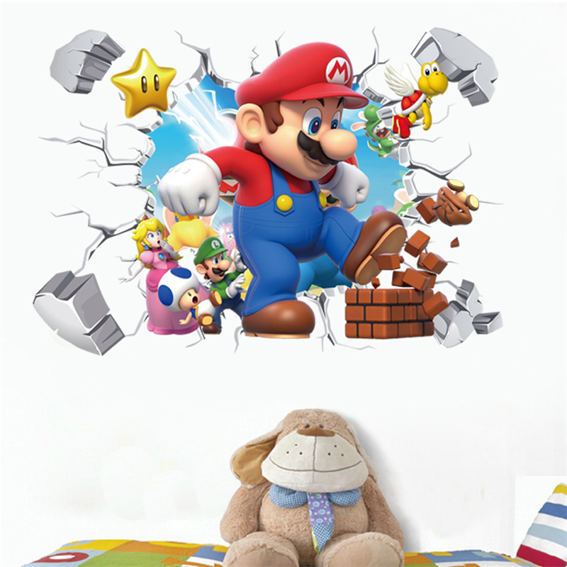 3D Cartoon Anime Game Characte - огляд і ціна Baby Nursery Wall Stickers