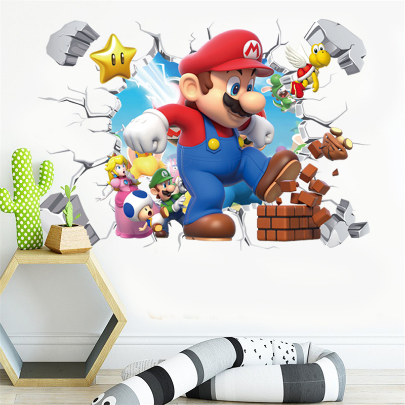3D Cartoon Anime Game Characte - огляд і ціна Baby Nursery Wall Stickers