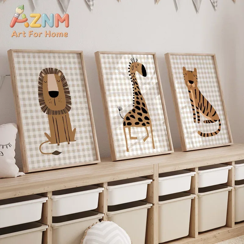 Lion Tiger Elephant Giraffe Ju - огляд і ціна Baby Nursery Jungle