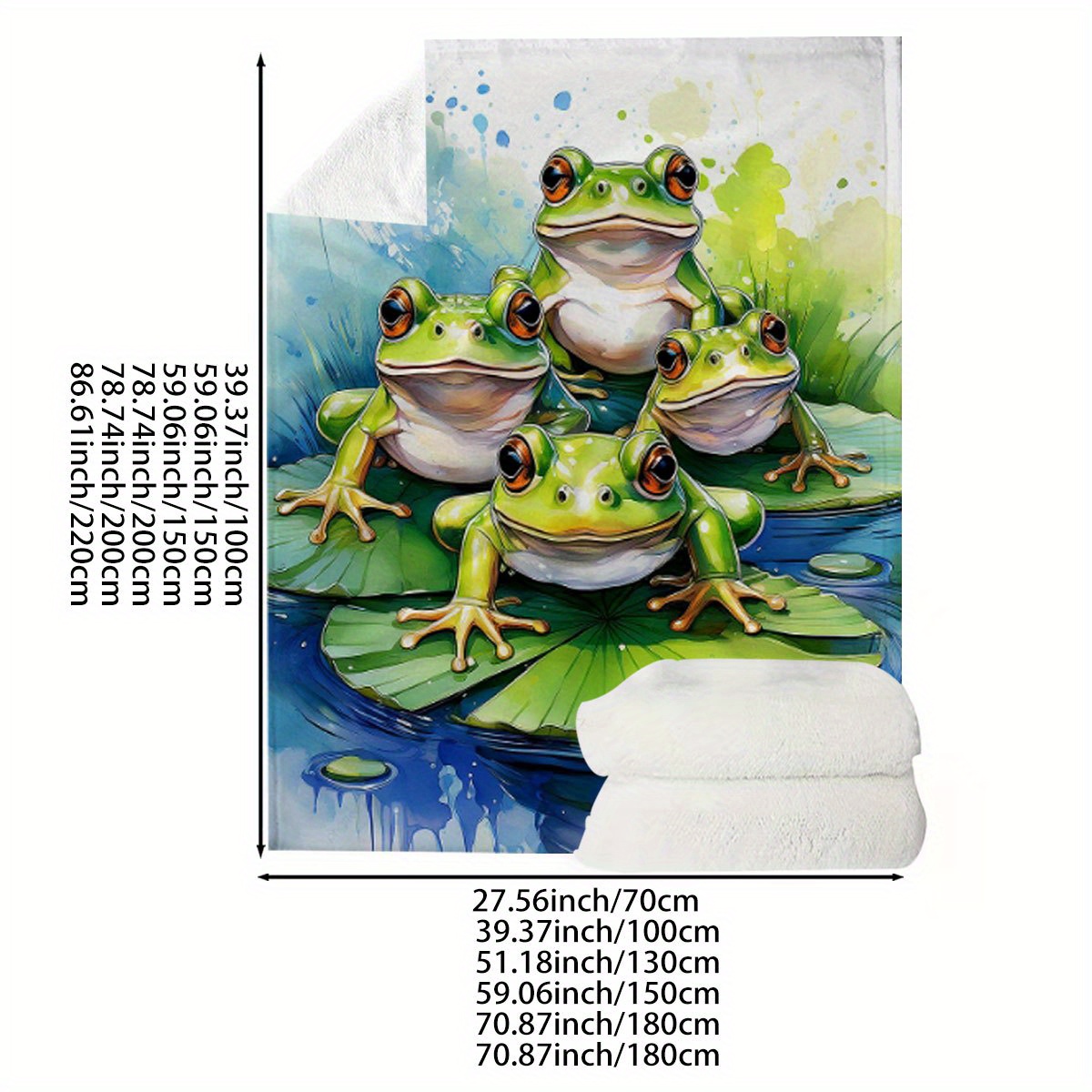 Super Cute Frog Pond Blanket T - огляд і ціна Baby Nursery Nature Theme