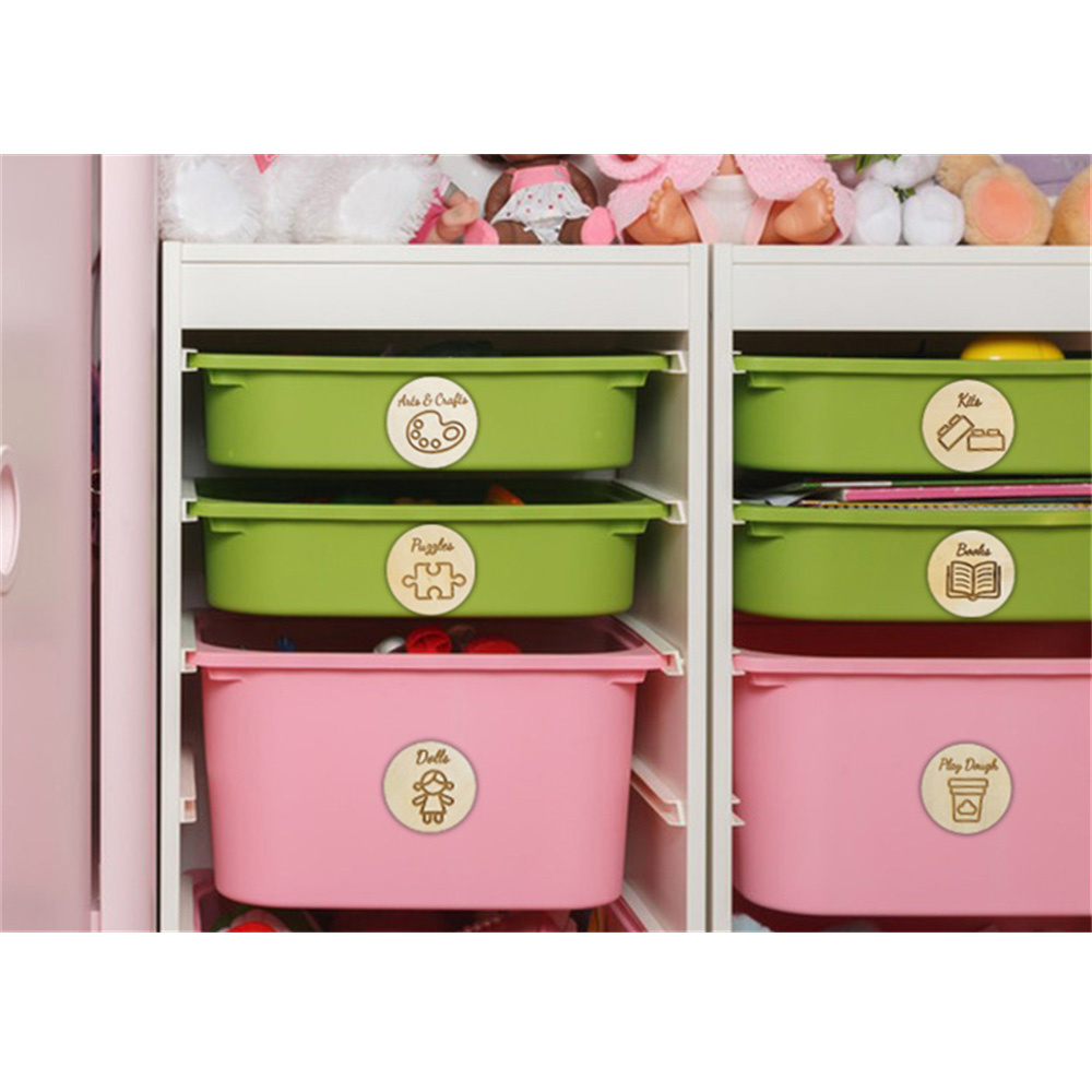 Wooden Storage Tags Baby Nurse - огляд і ціна Baby Nursery Bundles