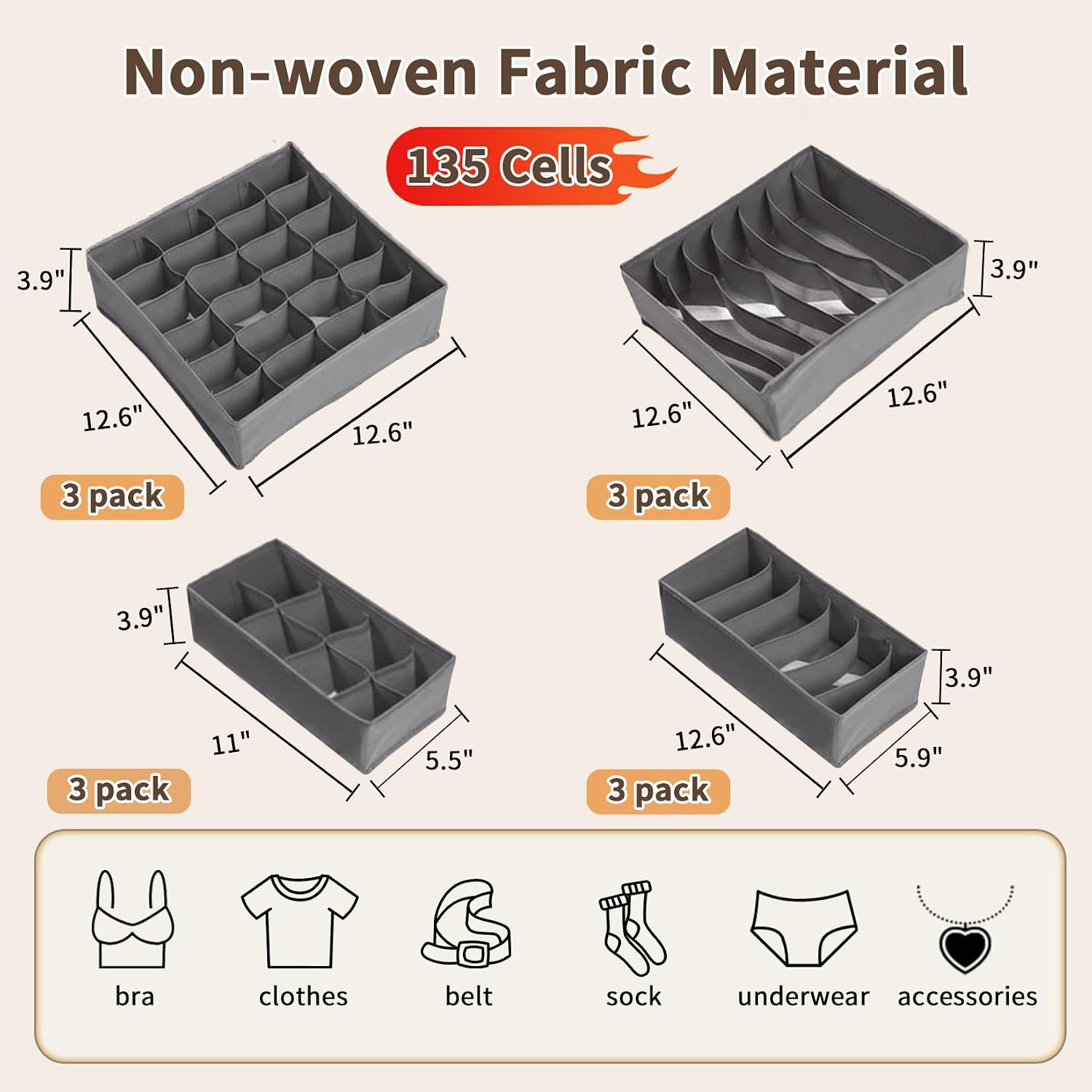 Garvee Home Space-Saving 12Pac - огляд і ціна Baby Nursery Uniform
