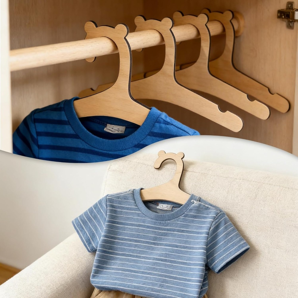 10/20Pcs Baby Creative Hanger  - огляд і ціна Baby Nursery Uniform