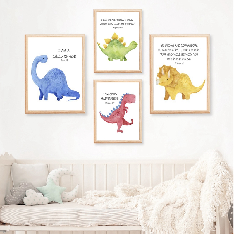 Kid's Bible Verse Quote Prints - огляд і ціна Baby Nursery Quotes Wall Art