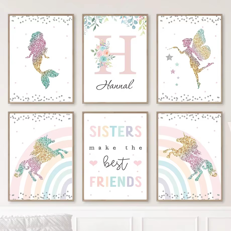 Kawaii Mermaid Angel Girl Unic - огляд і ціна Baby Unicorn Nursery