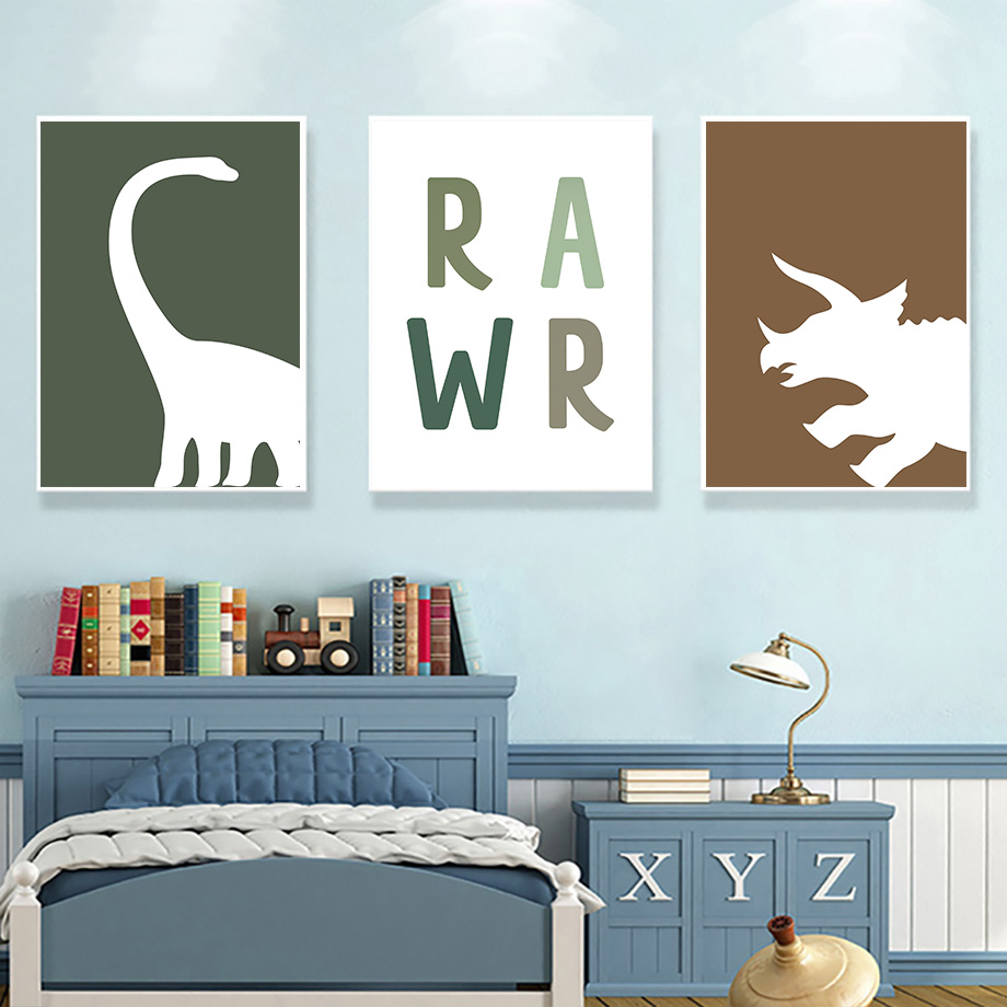 Jurassic Dinosaur Tyrannosauru - огляд і ціна Baby Nursery Quotes Wall Art