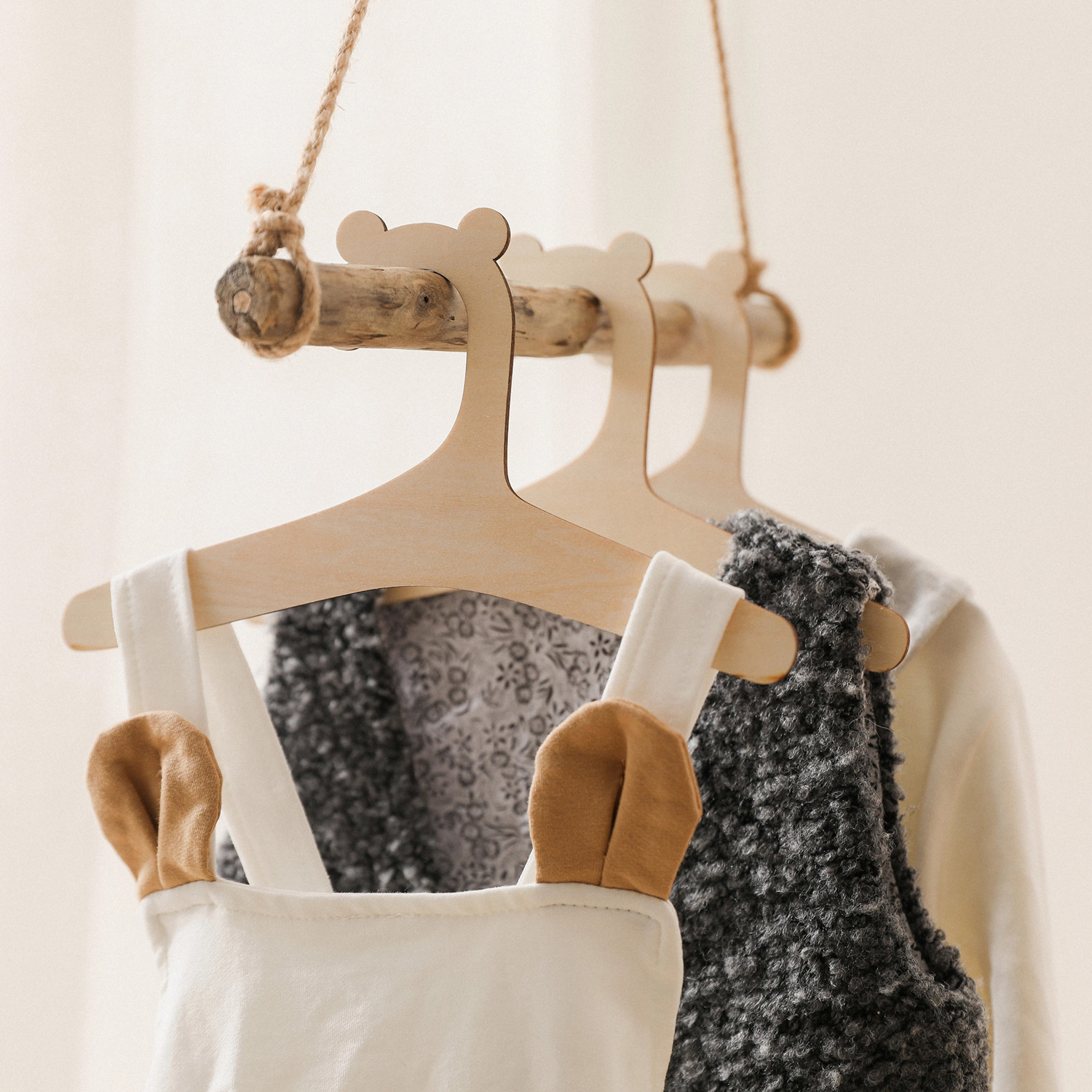 5/10pcs Wooden Baby Hangers Ki - огляд і ціна Baby Nursery Uniform