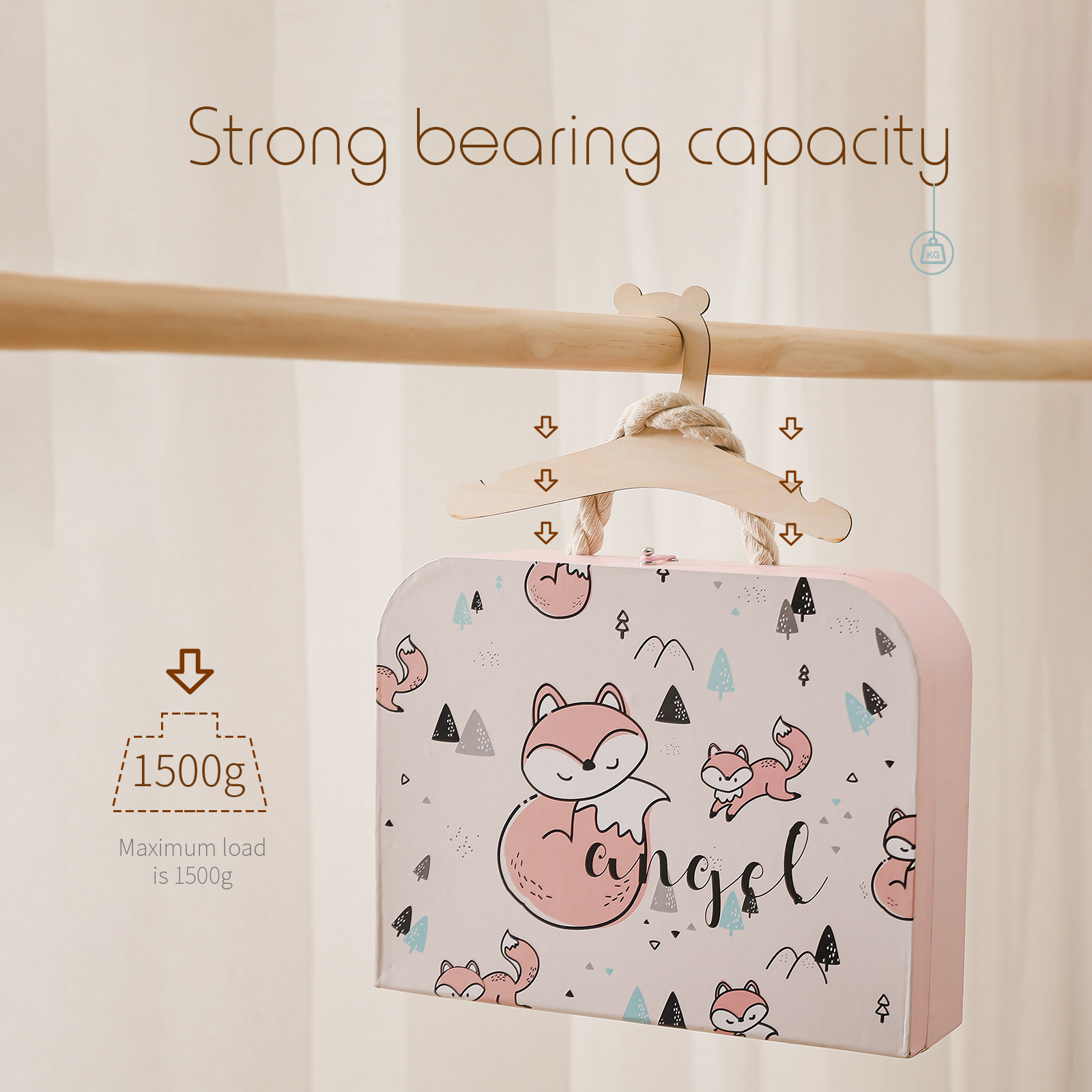 5/10pcs Wooden Baby Hangers Ki - огляд і ціна Baby Nursery Uniform