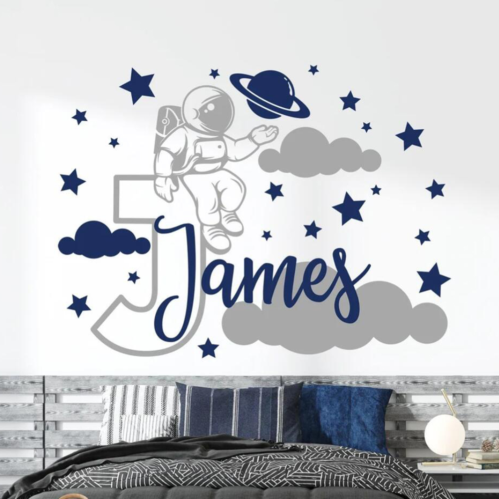Custom Name Cartoon Space Astr - огляд і ціна Baby Nursery Furniture