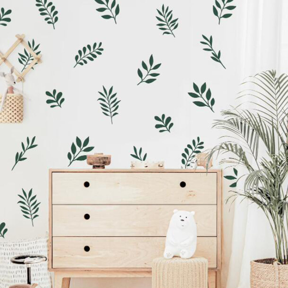 41Pcs Botanical Leaf Wall Stic - огляд і ціна Baby Nursery Furniture