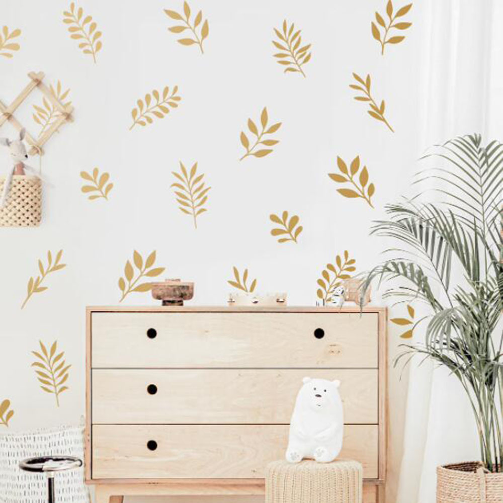 41Pcs Botanical Leaf Wall Stic - огляд і ціна Baby Nursery Furniture