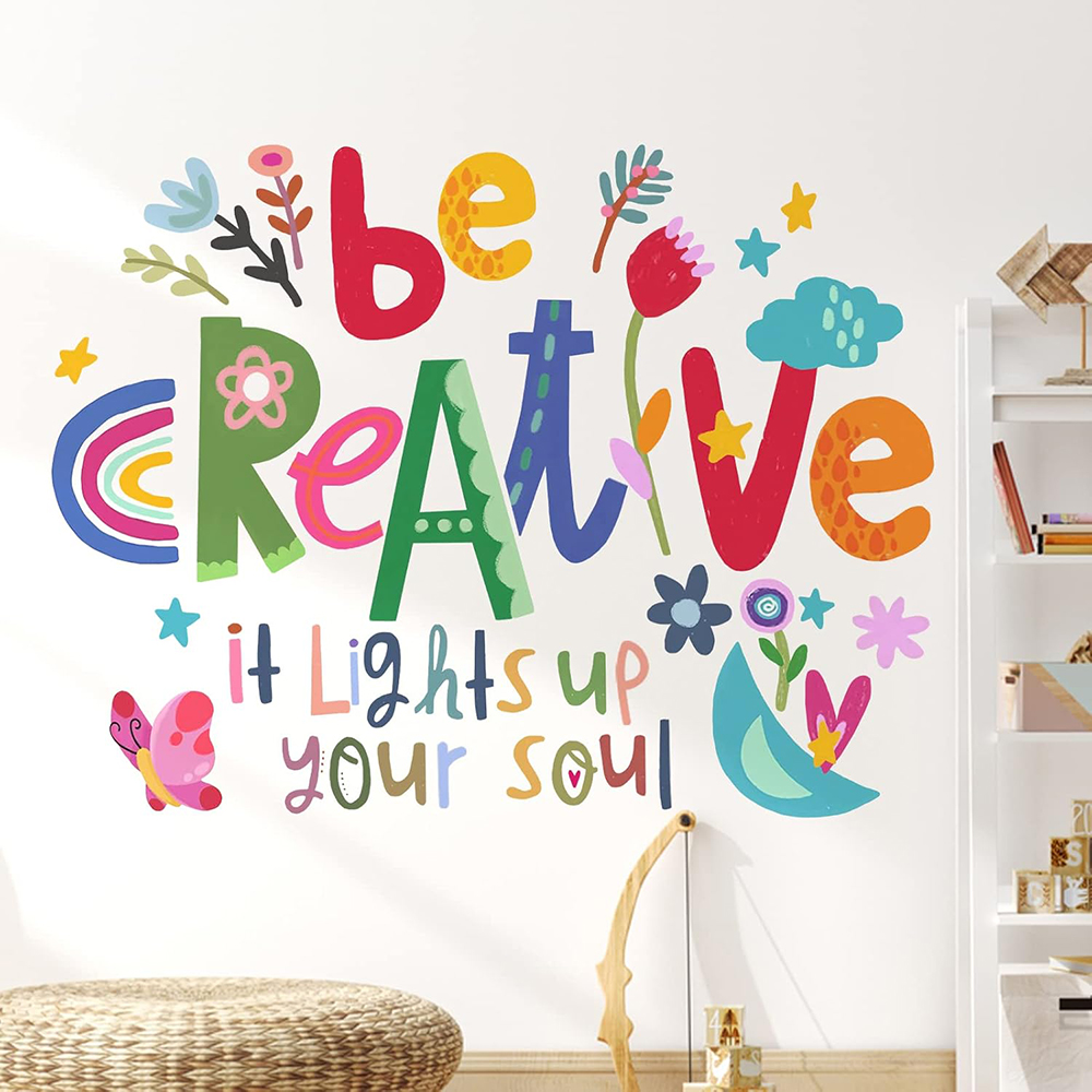 Be Creative Inspirational Quot - огляд і ціна Baby Nursery Wall Stickers