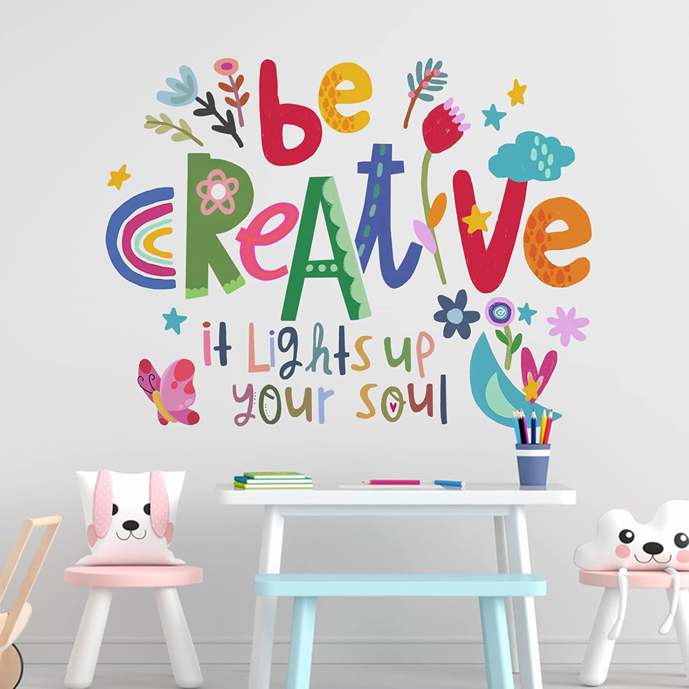Be Creative Inspirational Quot - огляд і ціна Baby Nursery Wall Stickers