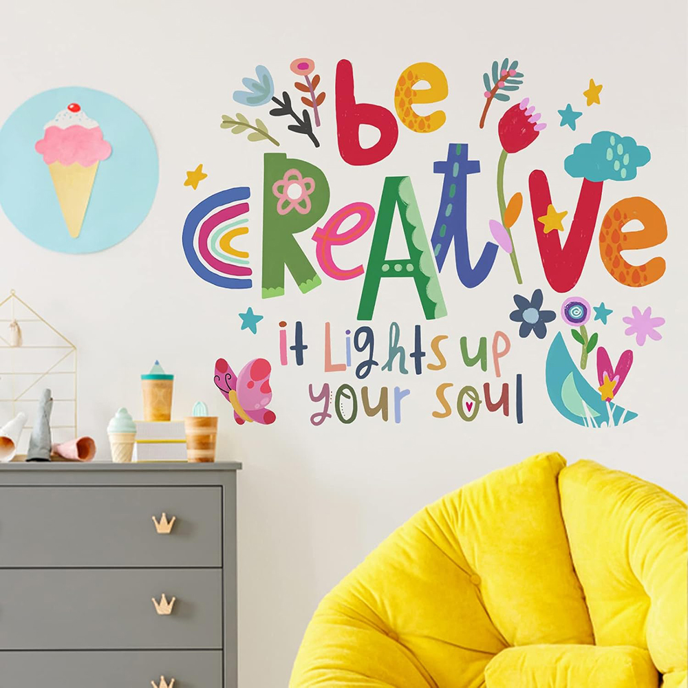 Be Creative Inspirational Quot - огляд і ціна Baby Nursery Wall Stickers