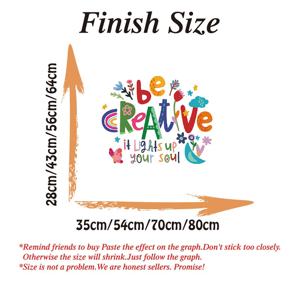 Be Creative Inspirational Quot - огляд і ціна Baby Nursery Wall Stickers