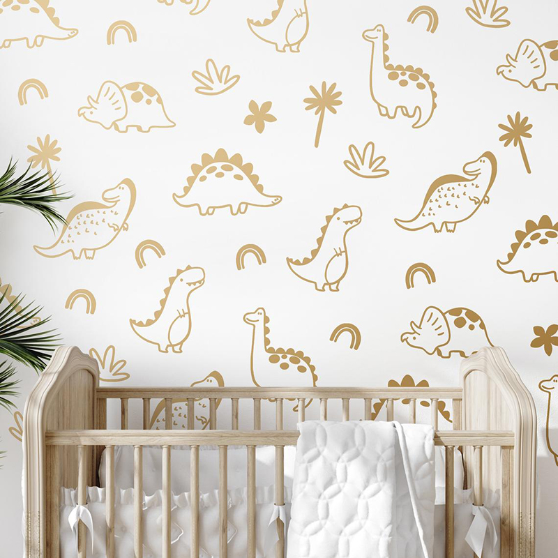 Geometric Dinosaur Tree Rainbo - огляд і ціна Baby Nursery Jungle