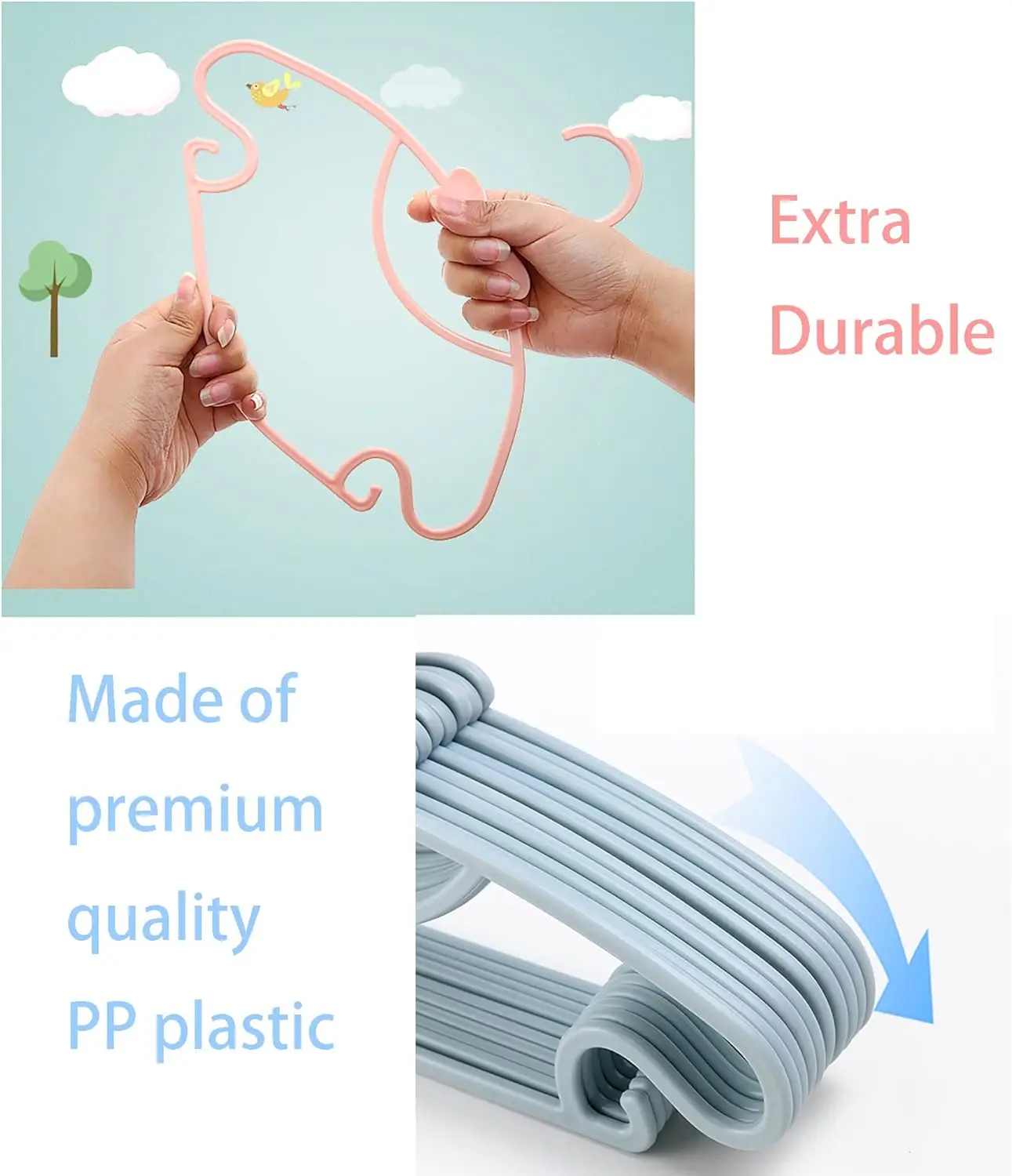 Baby Hangers Plastic Kids Clot - огляд і ціна Baby Nursery Uniform