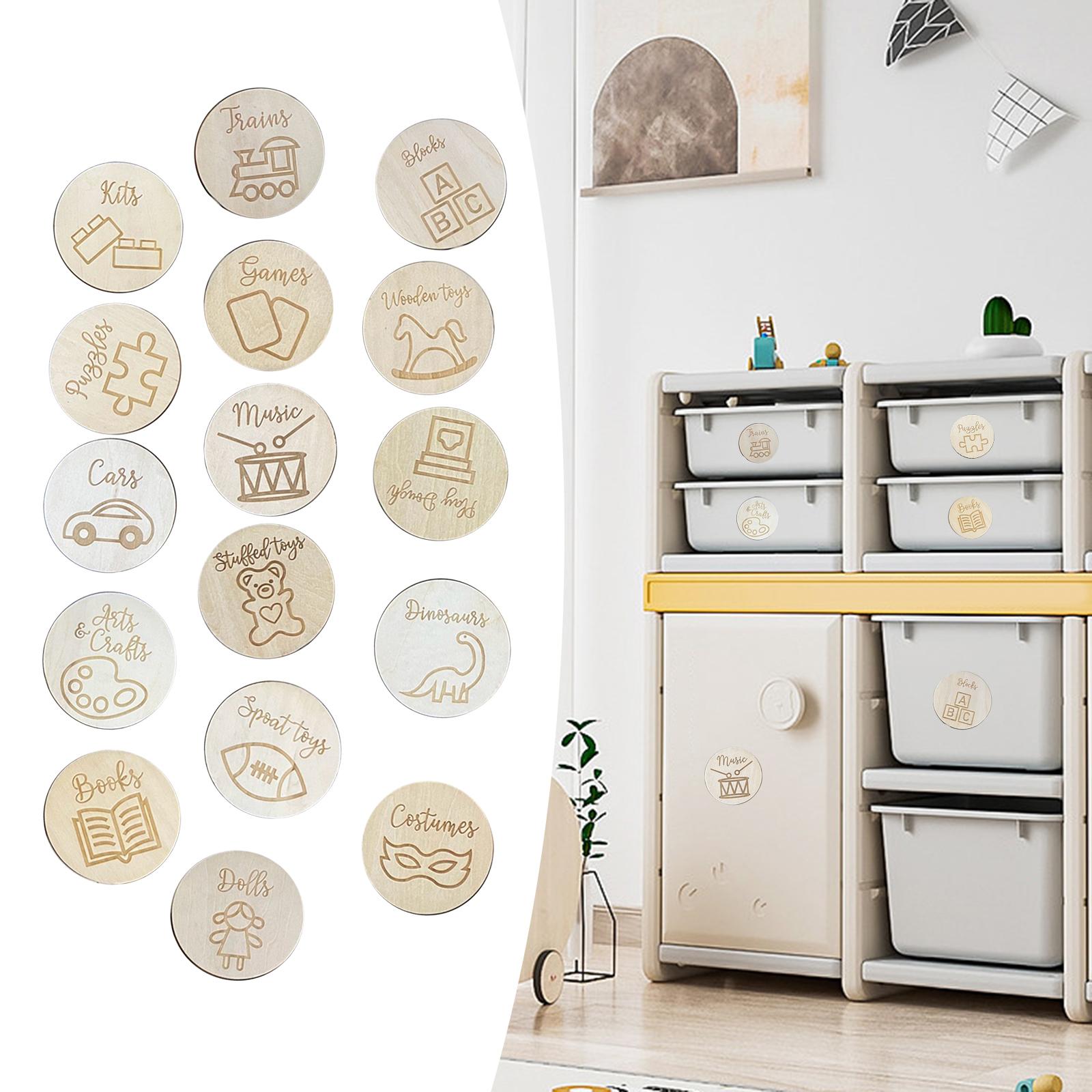 Wooden Storage Tags Baby Nurse - огляд і ціна Baby Nursery Bundles