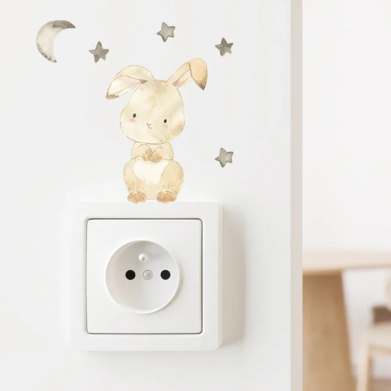 1/2/4/6set Cartoon Animals Wal - огляд і ціна Baby Nursery Wall Stickers
