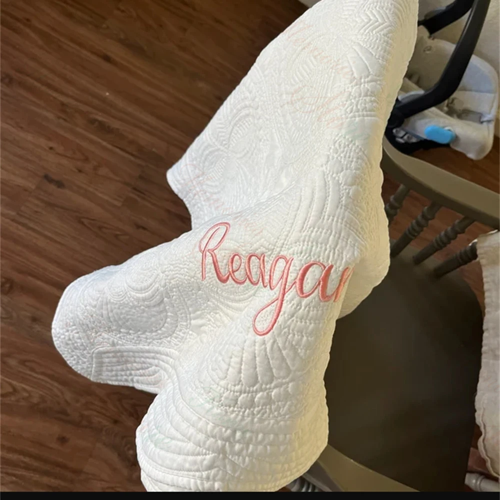Embroidered Name Baby Nursery  - огляд і ціна Baby Boy Nursery Quilt