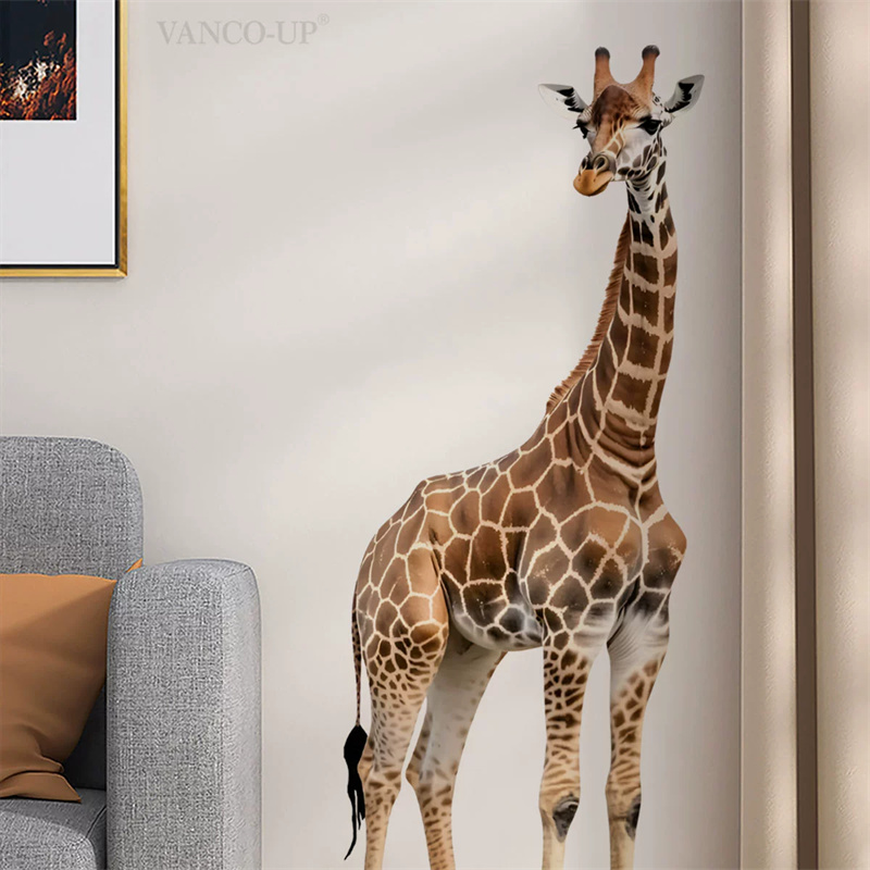 Large Safari Animals Giraffe S - огляд і ціна Baby Nursery Wall Stickers