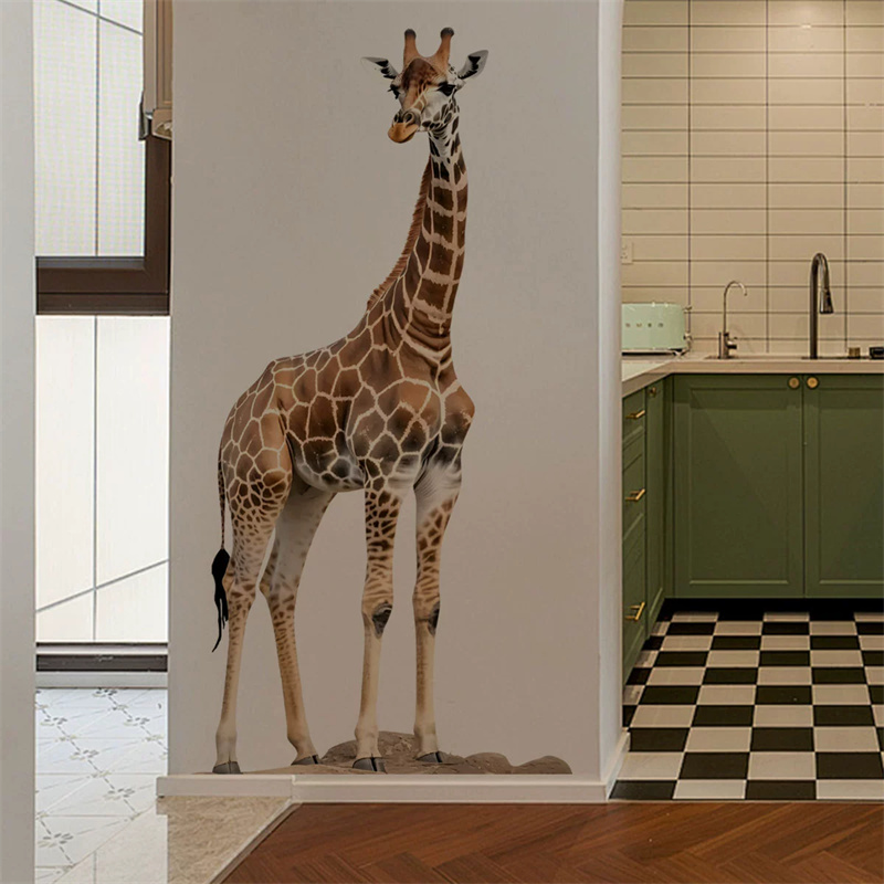 Large Safari Animals Giraffe S - огляд і ціна Baby Nursery Wall Stickers