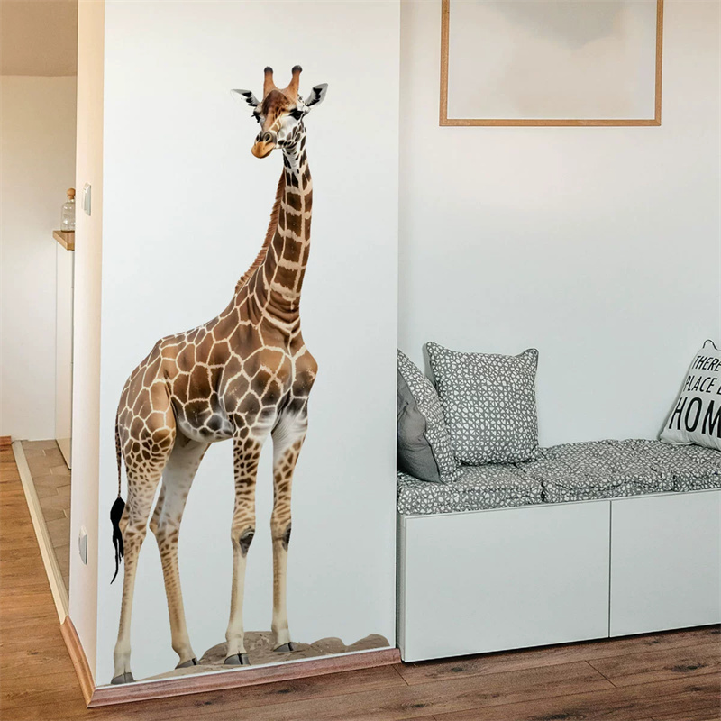 Large Safari Animals Giraffe S - огляд і ціна Baby Nursery Wall Stickers